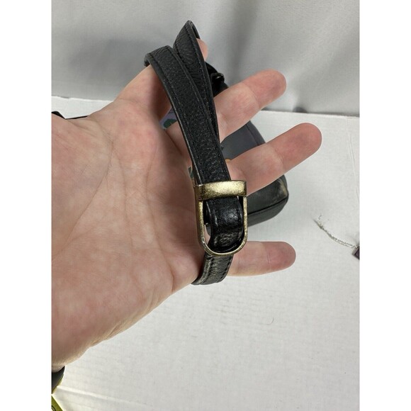 Anuschka Hand-Painted Leather Medium Cross Body Bag Bird On a Branch - Picture 10 of 12